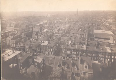 Panorama di Filadelfia, vista ovest - Ovest dalla torre di tiro, 1870 da American Photographer